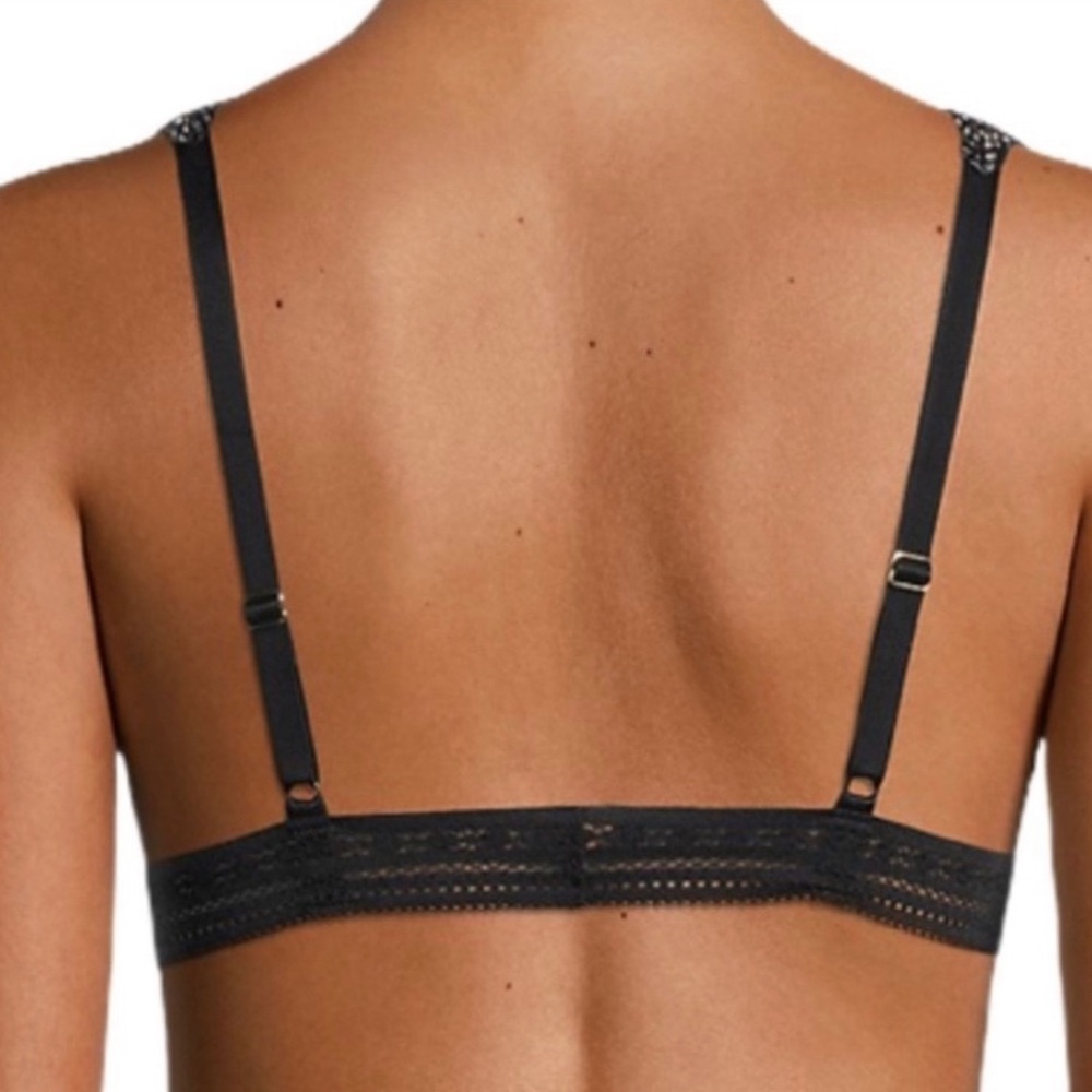 Free People Alia Bralette Bra Boho Bohemian | black floral - Picture 3 of 5